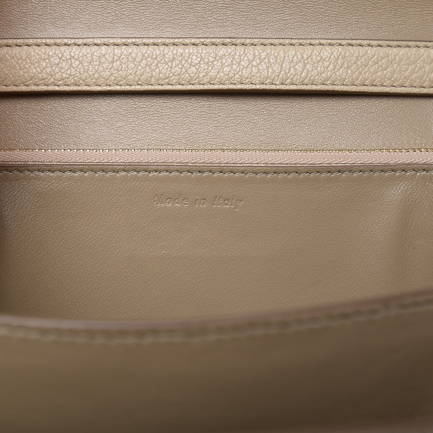 Goatskin Medium Classic Box Flap Bag Dune