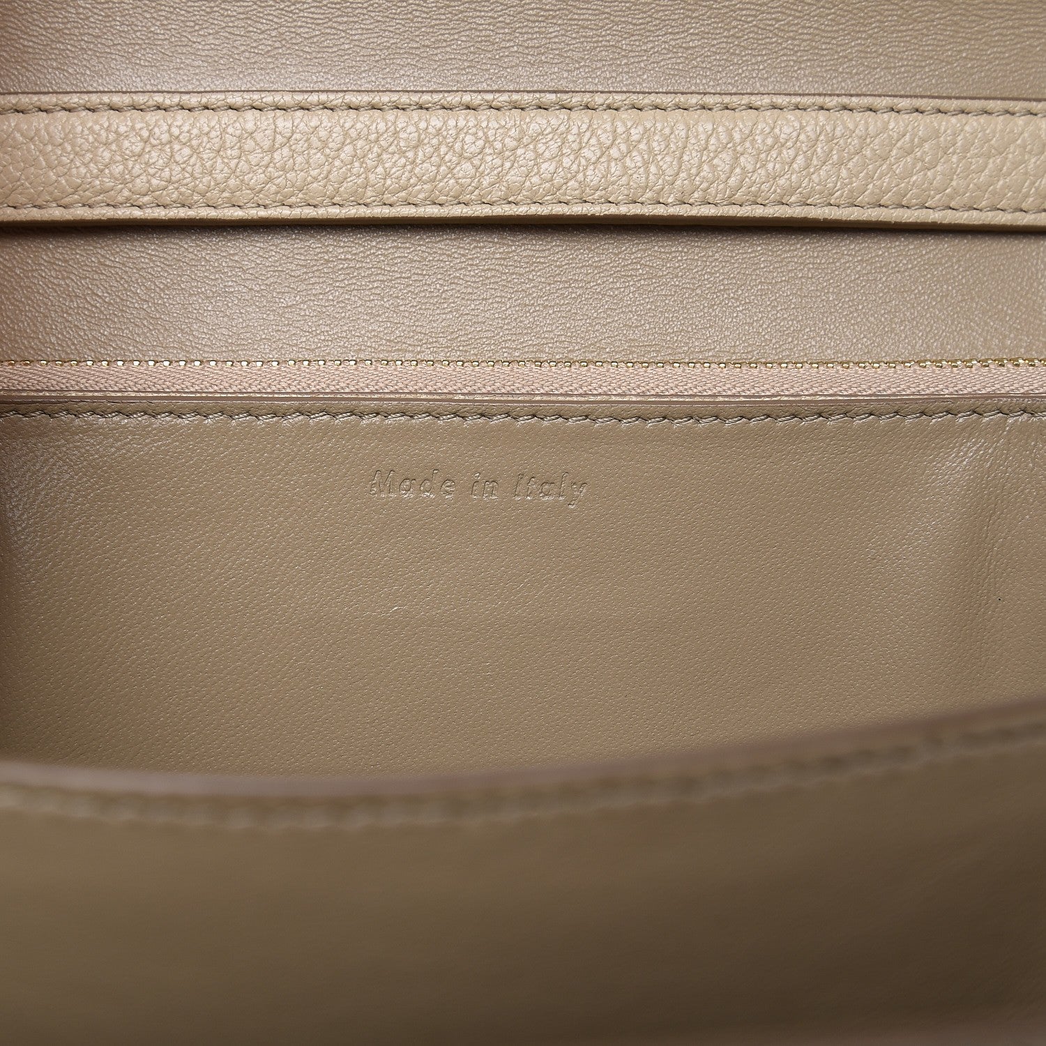 Celine Goatskin Medium Classic Box Flap Bag Dune 6 of 7
