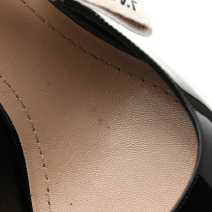 Christian Dior Patent Ribbon J'Adior Slingback 65mm Pumps 39.5 Black 8 of 9