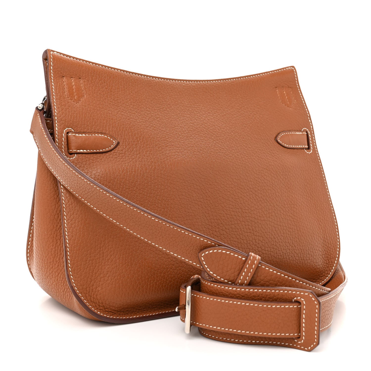 Hermes Taurillon Clemence Jypsiere 28 Gold 3 of 15