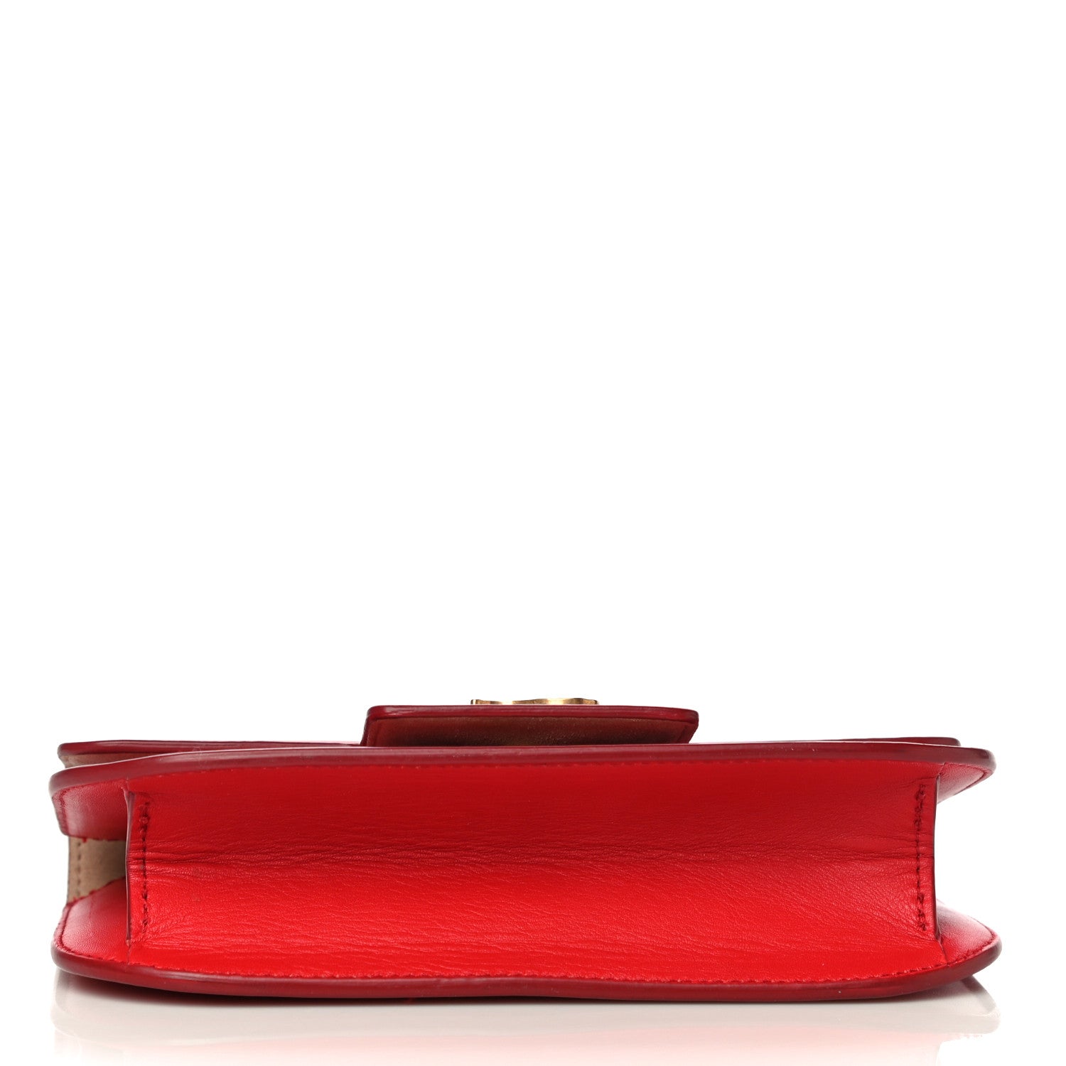 Alexander McQueen Calfskin Small Insignia Chain Flap Red 18 of 26