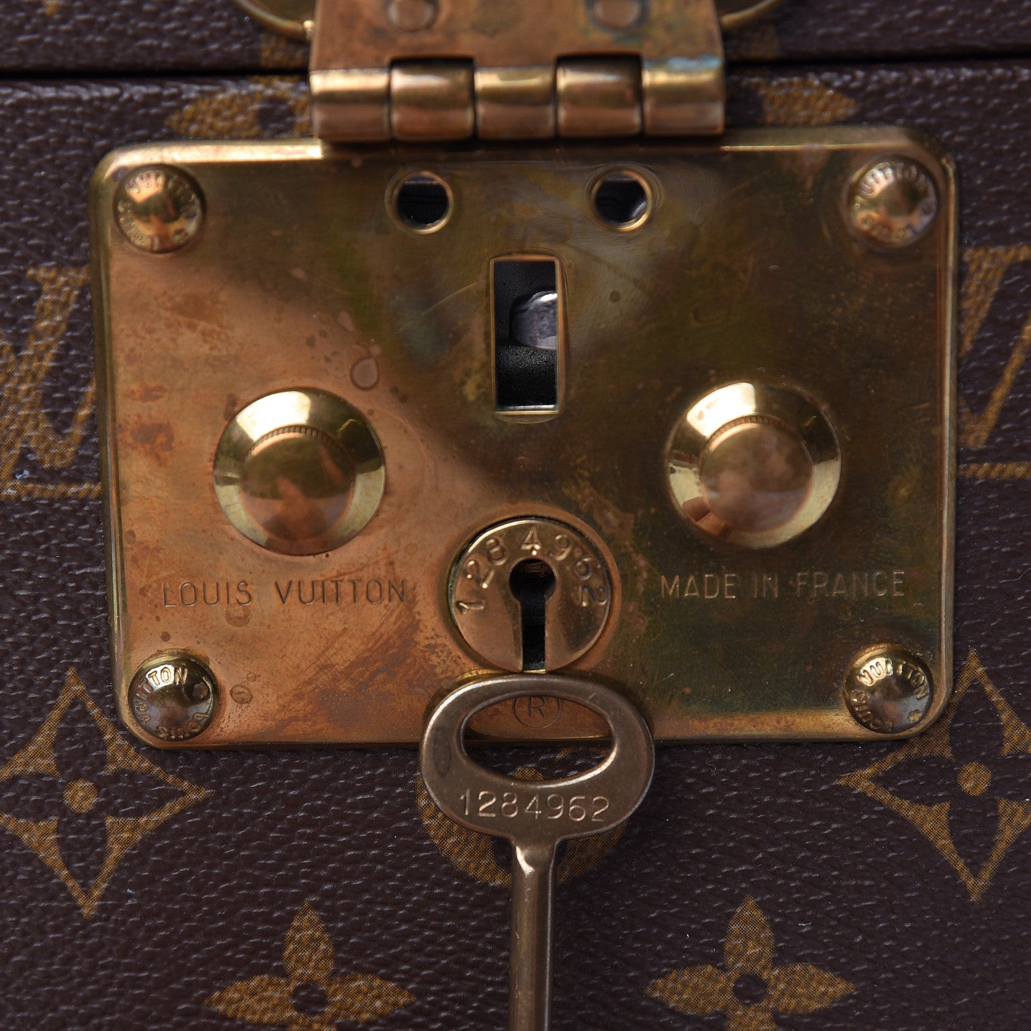 Louis Vuitton Monogram Boite Flacons Beauty Train Trunk Case 26 of 27