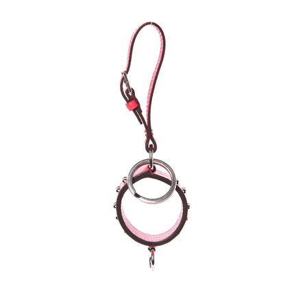 Hermes Epsom Collier de Chien Anneau Key Holder Rose Extreme 2 of 5