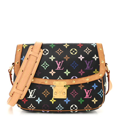 Louis Vuitton Monogram Multicolor Sologne Black 1 of 9