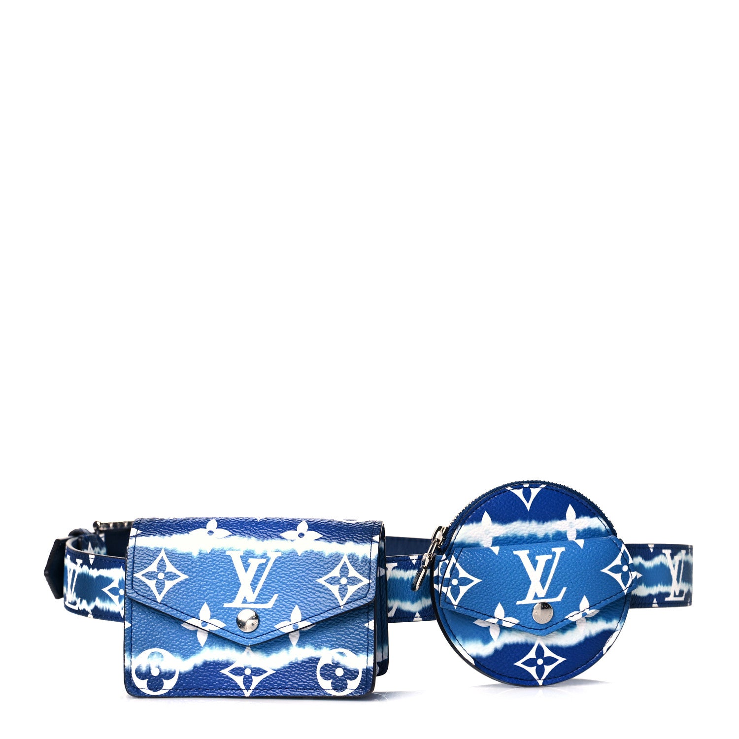 Louis Vuitton Monogram Escale 30mm Daily Multi Pocket Belt 80 32 1 of 8