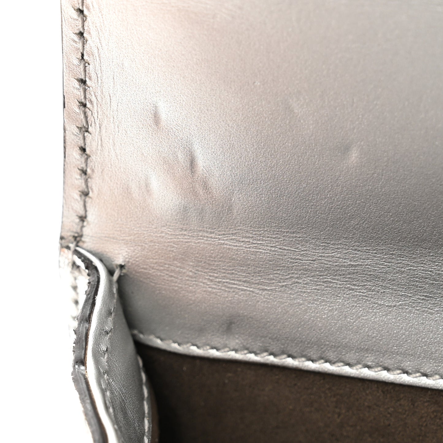 Galassia Small Padlock Shoulder Bag Argento