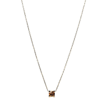Cartier 18K Yellow Gold Citrine C De Pendant Necklace 1 of 6