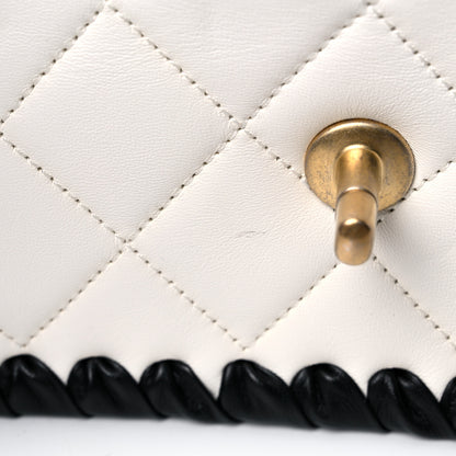 Chanel Braided Calfskin Mini My Own Frame Flap White 10 of 13