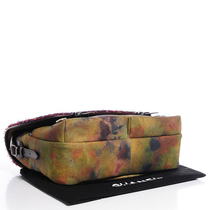 Chanel Washed Toile Large Graffiti On The Pavements Messenger Khaki Multicolor 4 of 9