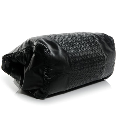 Bottega Veneta Leather Intrecciato Large Leggero Tote Nero Black 4 of 8
