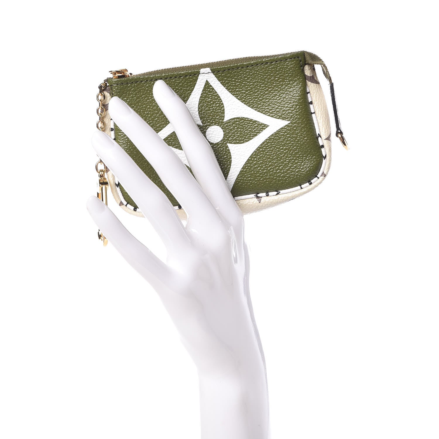Louis Vuitton Monogram Giant Micro Pochette Accessories Kaki White 2 of 8