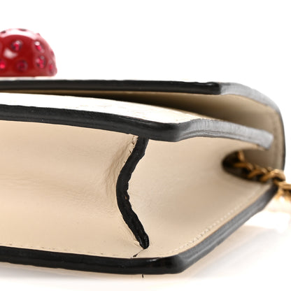 Gucci Guccissima Mini Cherry Chain Bag White 9 of 10