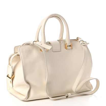 Saint Laurent Calfskin Small Classic Y Cabas White 3 of 10