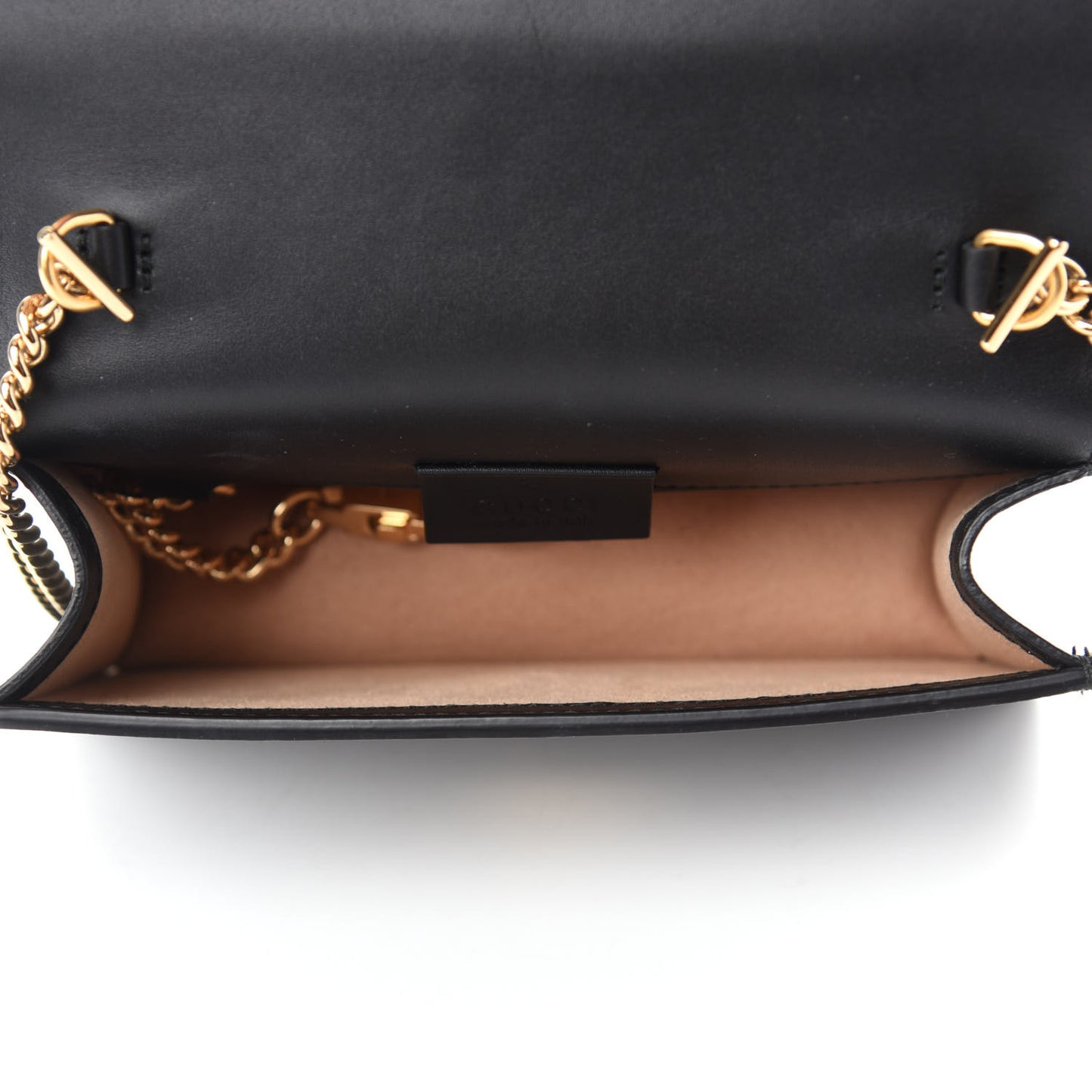 Calfskin Super Mini Sylvie Chain Shoulder Bag Black