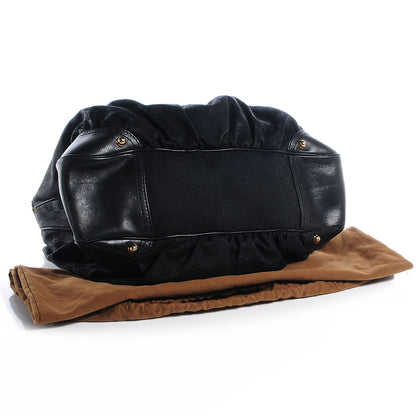 Gucci Monogram Large Jockey Hobo Black 4 of 7