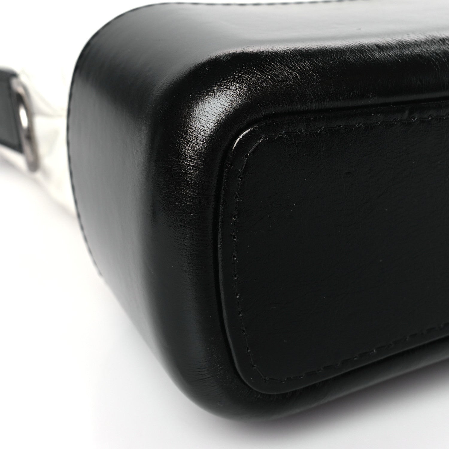 Chanel Aged Calfskin Quilted Medium Gabrielle Hobo Black White 7 of 9