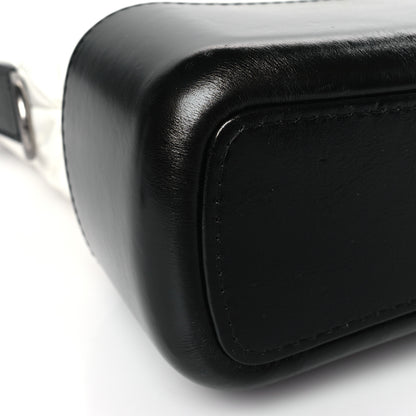 Chanel Aged Calfskin Quilted Medium Gabrielle Hobo Black White 7 of 9