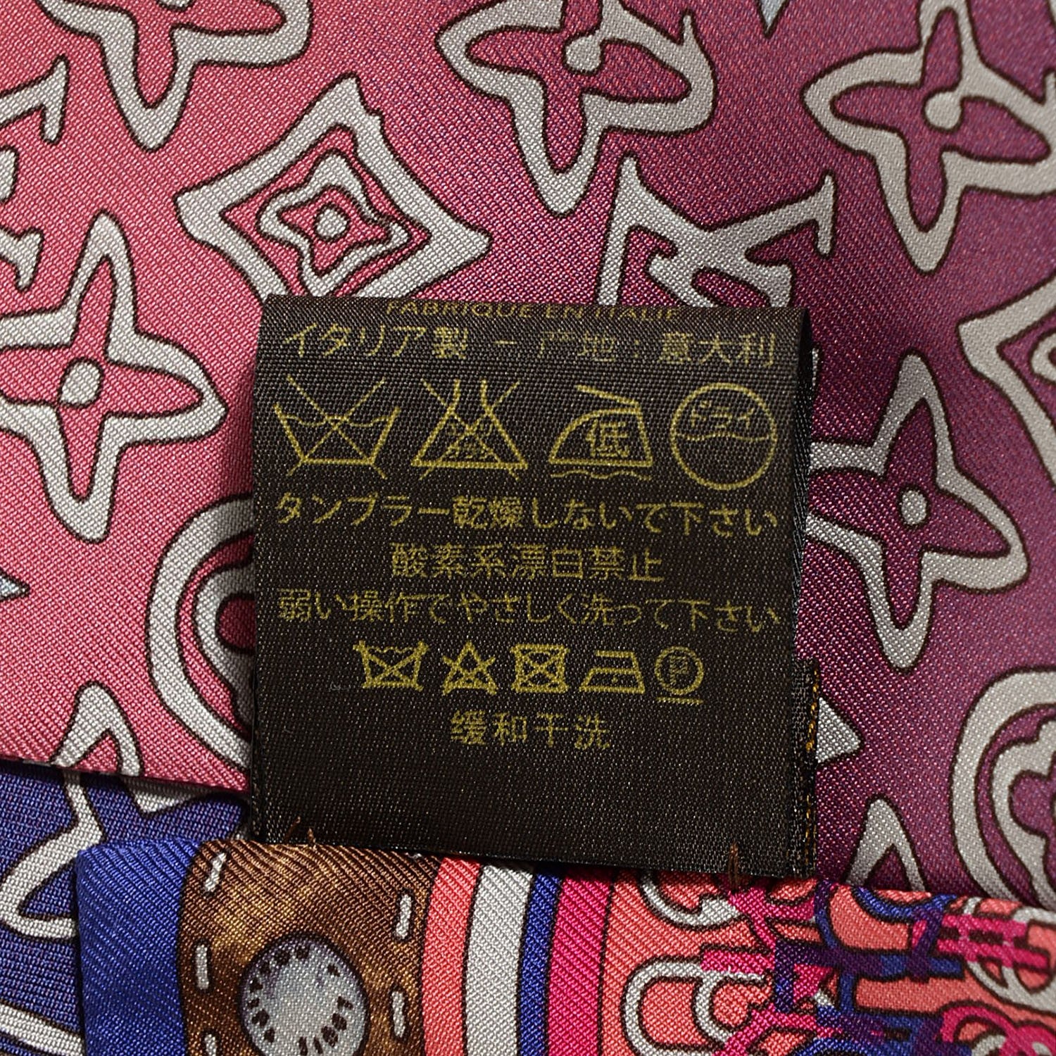 Louis Vuitton Silk Monogram Map Bandeau 5 of 5