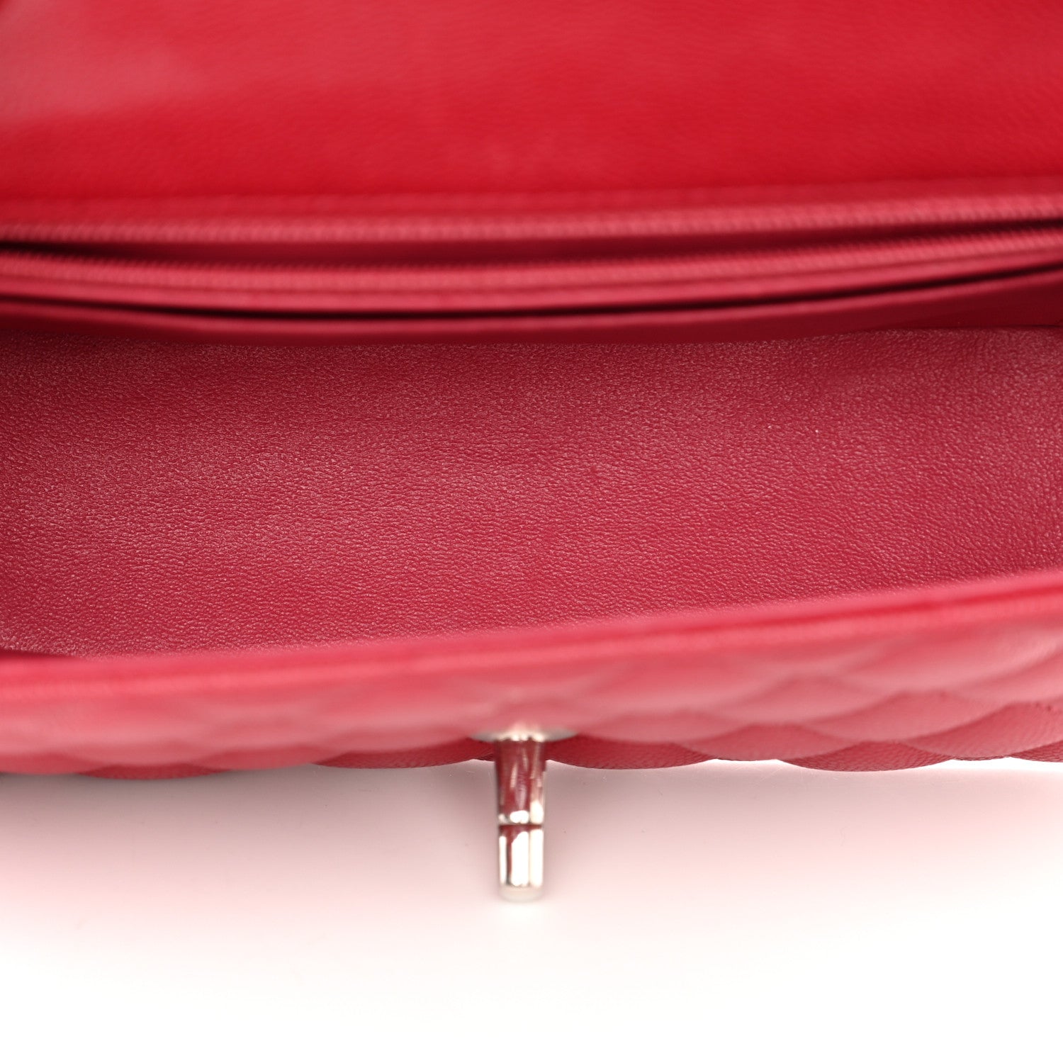 Chanel Caviar Quilted Mini Rectangular Flap Red 5 of 11