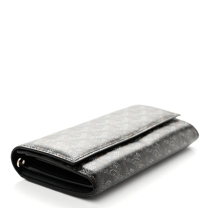 Goyard Goyardine Varenne Long Wallet Black 4 of 7