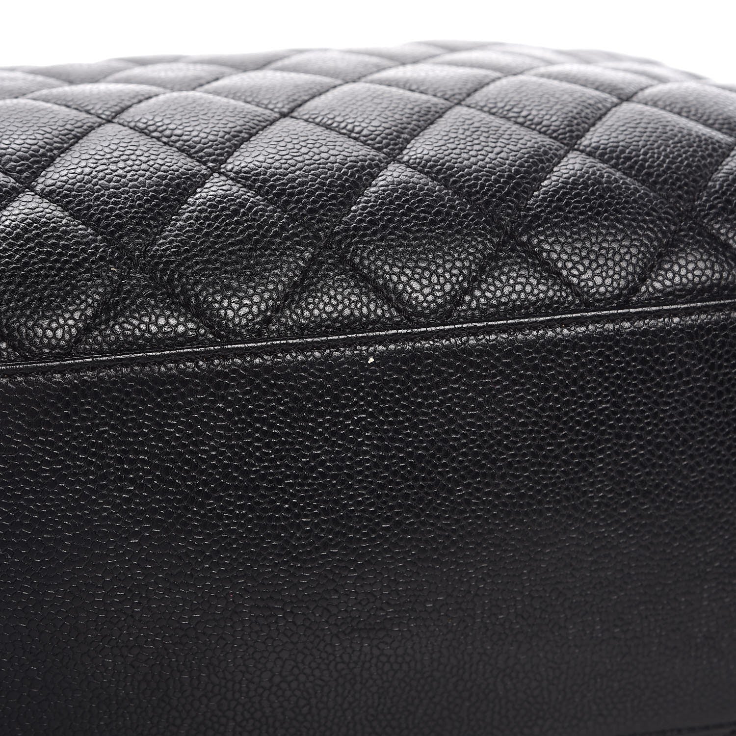 Chanel Caviar Quilted Bowler Black 8 of 12