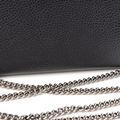 Gucci Calfskin Mini Dionysus Chain Wallet Black 8 of 11