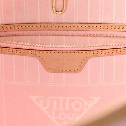 Louis Vuitton Monogram Giant By The Pool Neverfull MM Light Pink 7 of 12