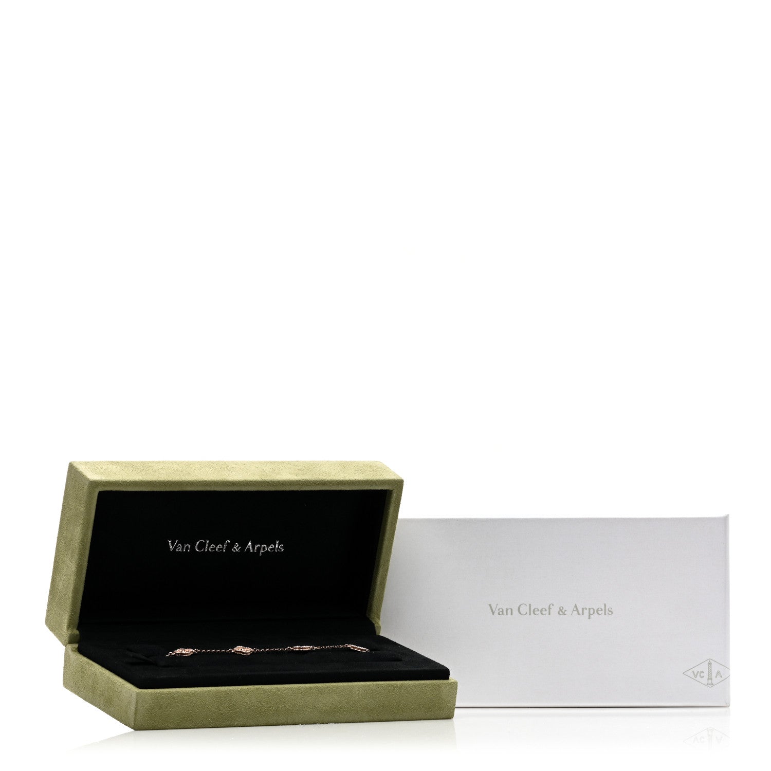 Van Cleef & Arpels 18K Rose Gold 6 Motifs Sweet Alhambra Bracelet 5 of 5