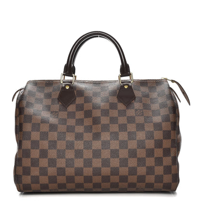 Louis Vuitton Damier Ebene Speedy 30 1 of 8