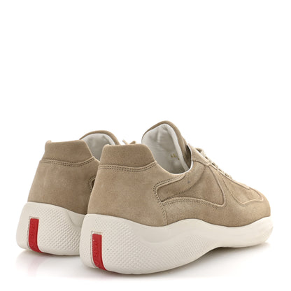 Prada Suede Mens America's Cup Sneakers 11 Beige 5 of 7