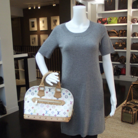 Louis Vuitton Monogram Multicolor Alma White 2 of 10