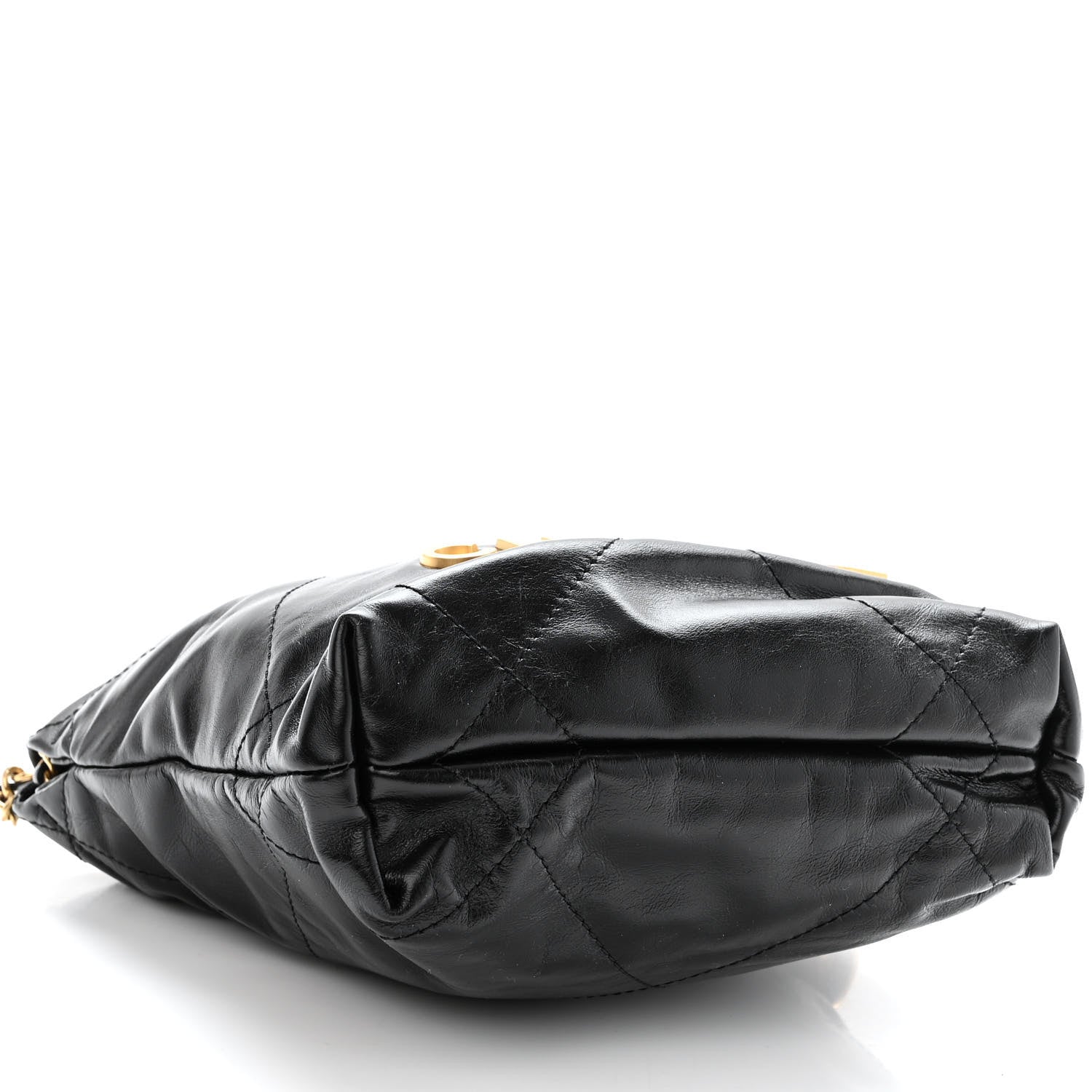 Chanel Shiny Calfskin Quilted Mini Chanel 22 Black 4 of 10