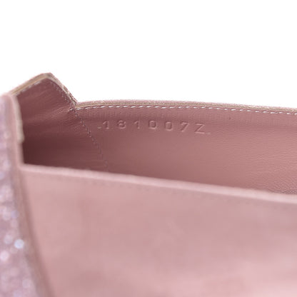 Hermes Suede Goatskin Crystal Roxane Mules 39 Rose 8 of 9