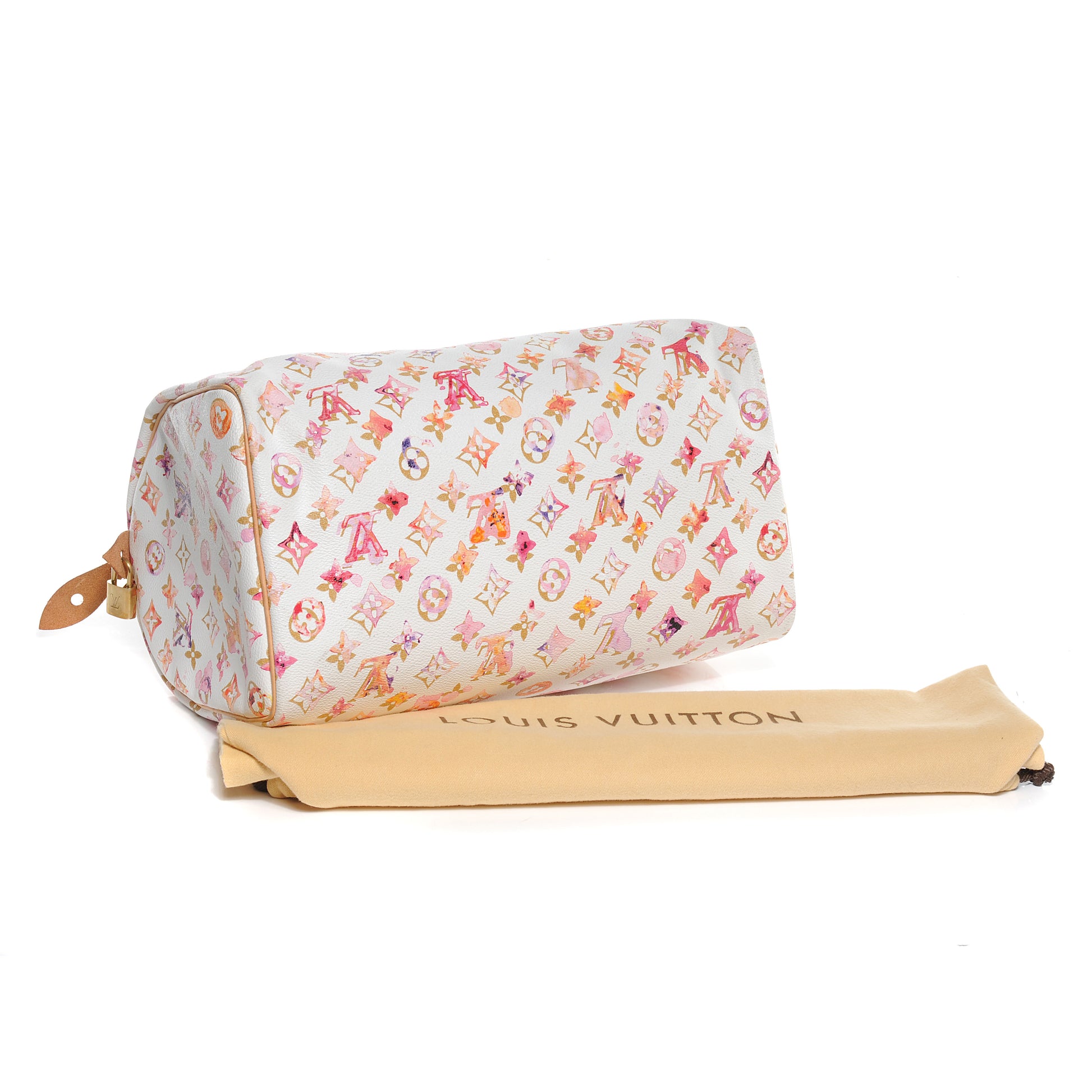 Louis Vuitton Watercolor Aquarelle Speedy 35 White 4 of 7