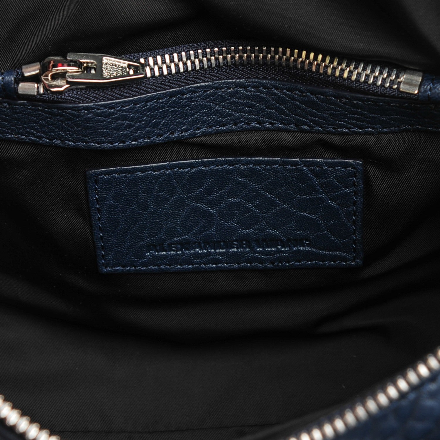 Alexander Wang Pebbled Lambskin Mini Rockie Navy 6 of 8