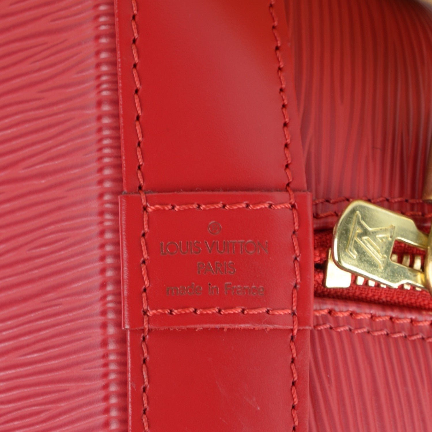 Louis Vuitton Epi Alma MM Carmine 6 of 9