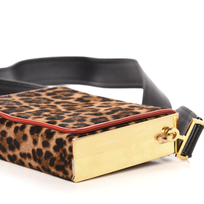 Christian Louboutin Pony Hair Leopard Print Medium Carrie Shoulder Bag Luxor 8 of 10