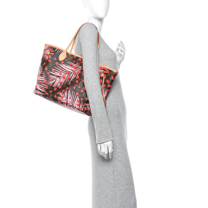 Louis Vuitton Monogram Jungle Dots Neo Neverfull MM Sugar Pink Poppy 2 of 9