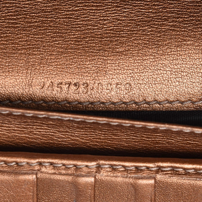 Gucci Guccissima Continental Heart Wallet Bronze 7 of 14