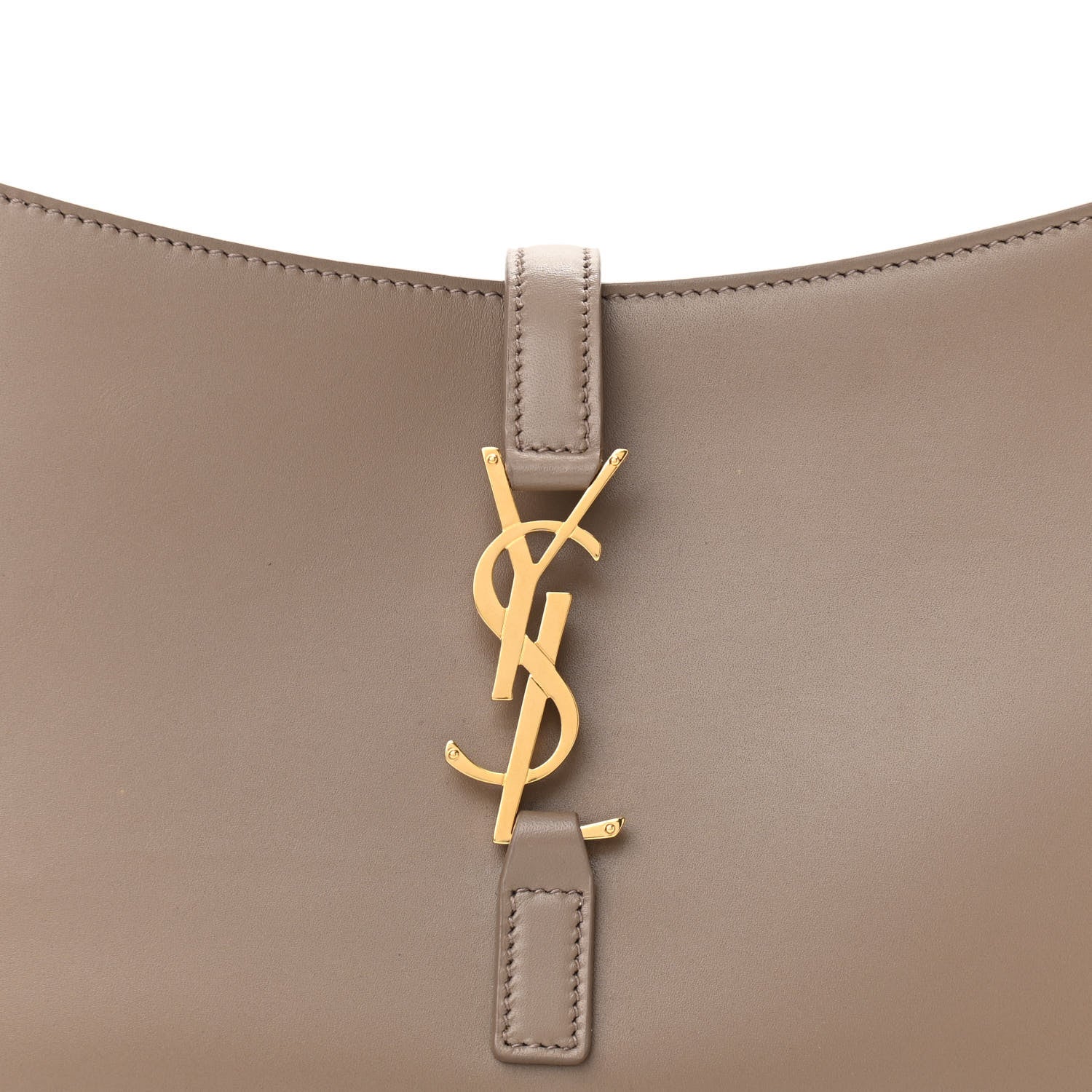 Saint Laurent Smooth Calfskin Le 5 A 7 Hobo Taupe 7 of 9