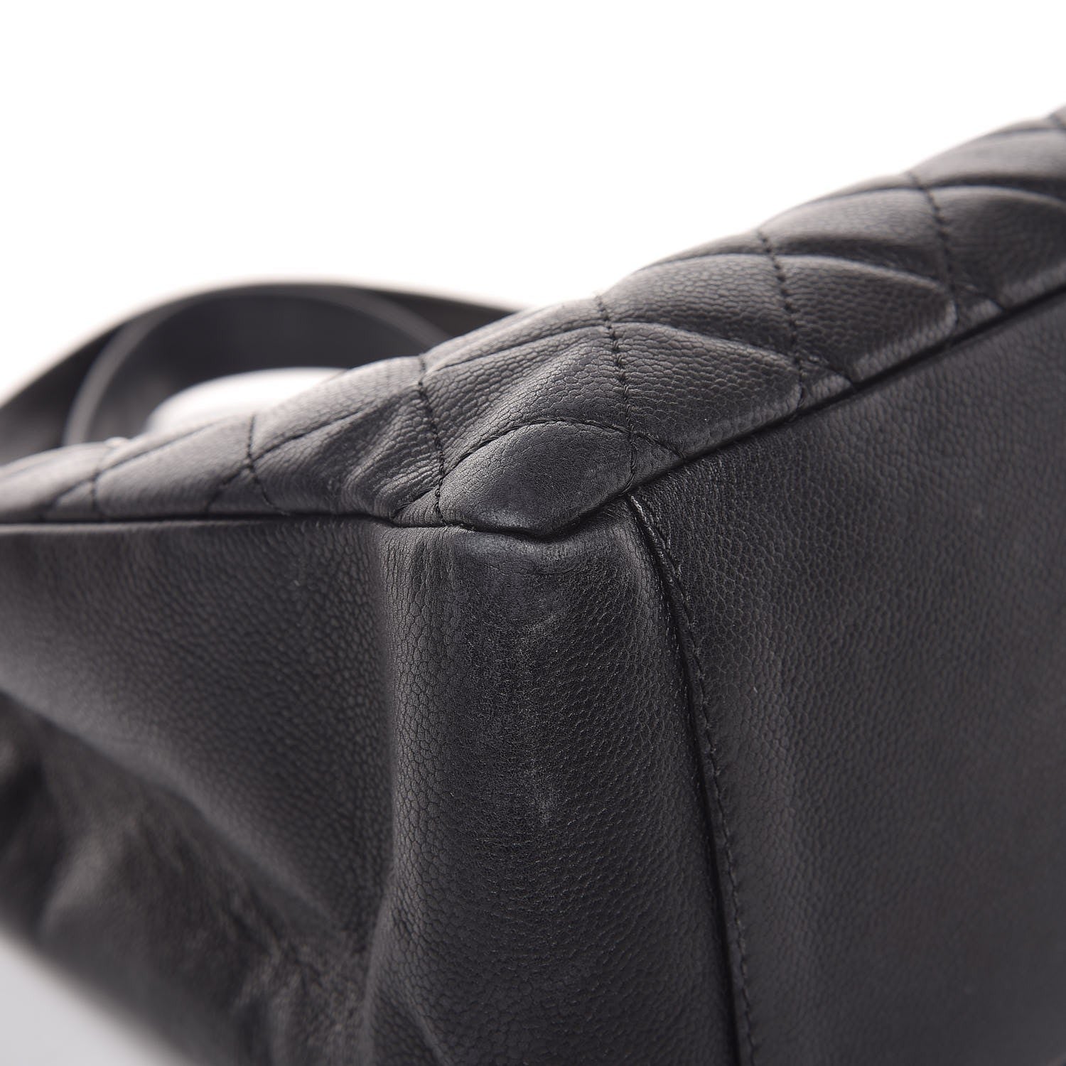 Chanel Caviar Quilted Grand Shopping Tote GST Black 9 of 13