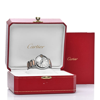 Cartier Stainless Steel 18K Pink Gold Diamond 36mm Ballon Bleu De Cartier Automatic Watch 5 of 5