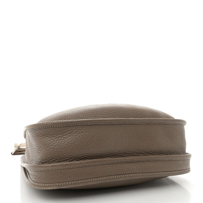 Hermes Taurillon Clemence Evelyne III PM Etoupe 4 of 13