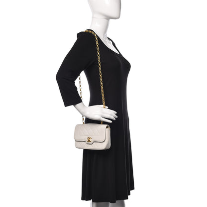 Chanel Lambskin Quilted Small Single Flap White 2 of 15