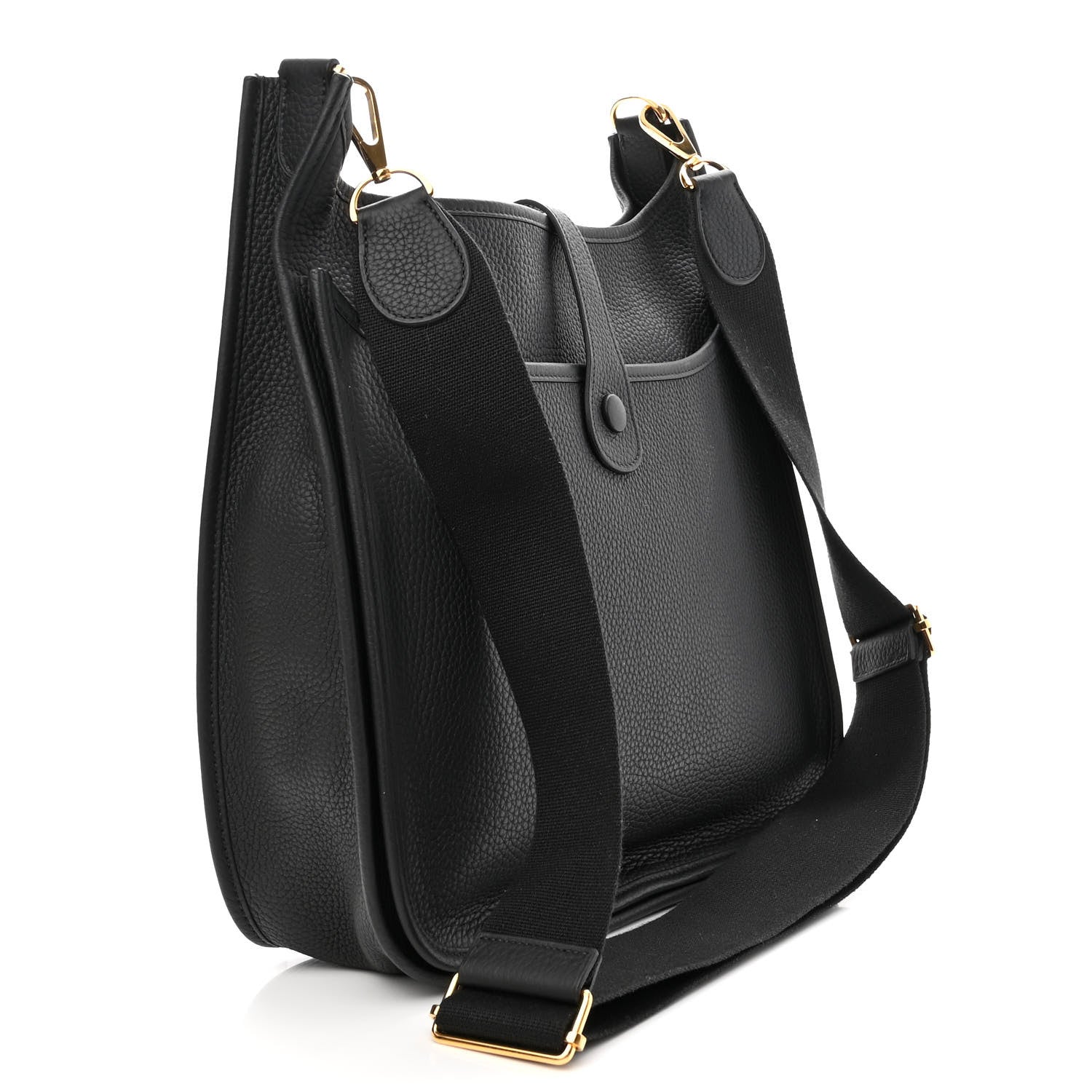 Hermes Taurillon Clemence Evelyne III GM Black 3 of 10
