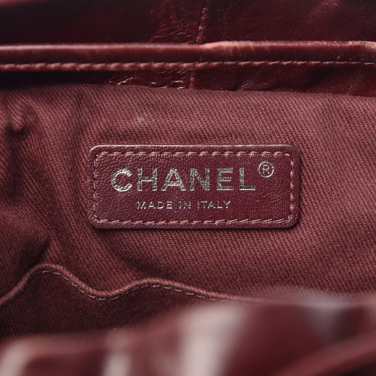 Chanel Glazed Calfskin Quilted Large Salzburg Backpack Burgundy 6 of 18