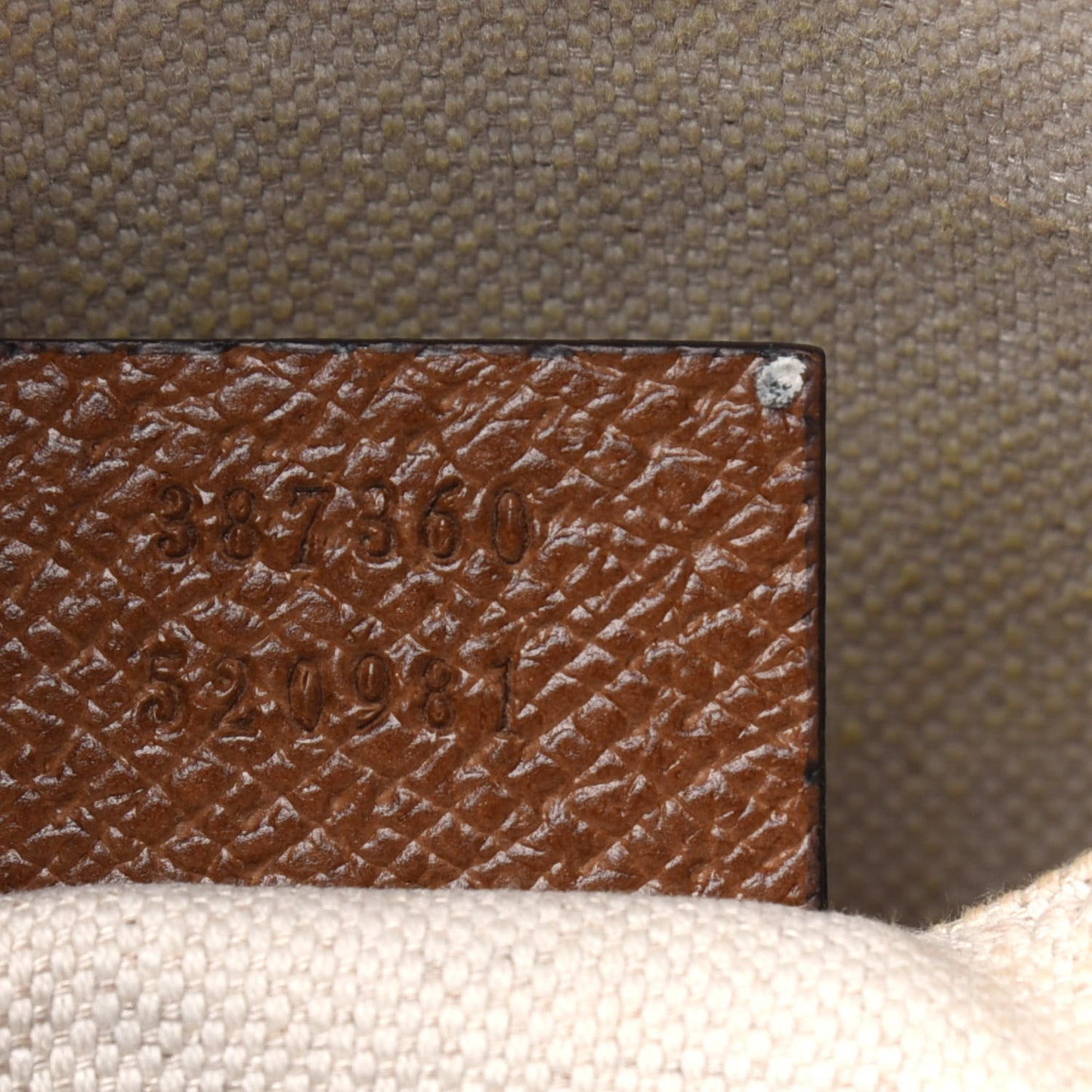 Monogram Mini Bree Messenger Bag Beige Tabacco