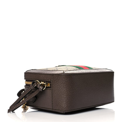 Gucci GG Supreme Monogram Mini Ophidia Top Handle Shoulder Bag Brown 4 of 12