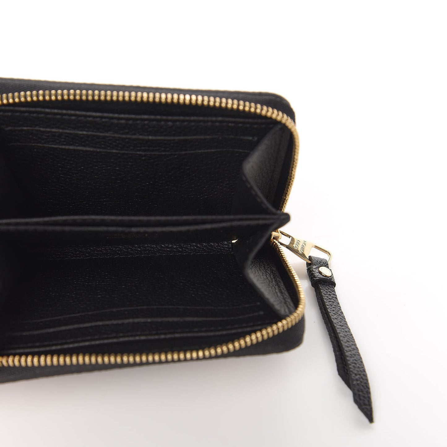 Empreinte Monogram Giant Zippy Coin Purse Black Beige