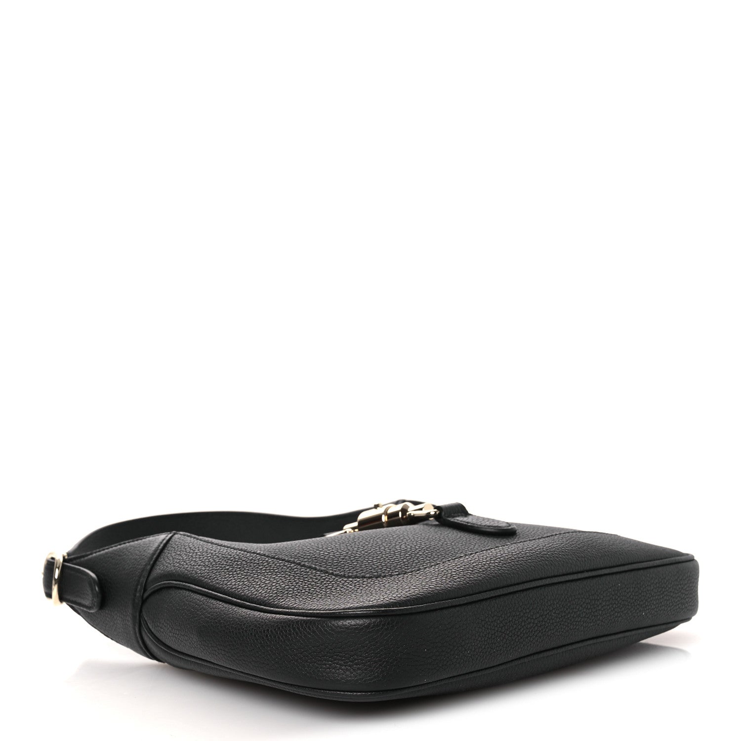 Gucci Grained Calfskin Web Medium Jackie 1961 Hobo Black 3 of 11